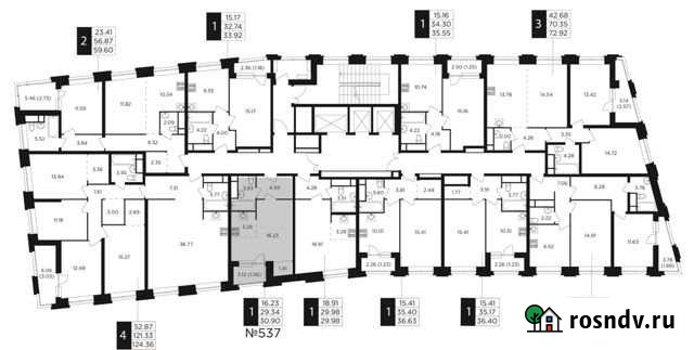1-комнатная квартира, 29.3 м², 4/28 эт. на продажу в Москве Москва - изображение 1