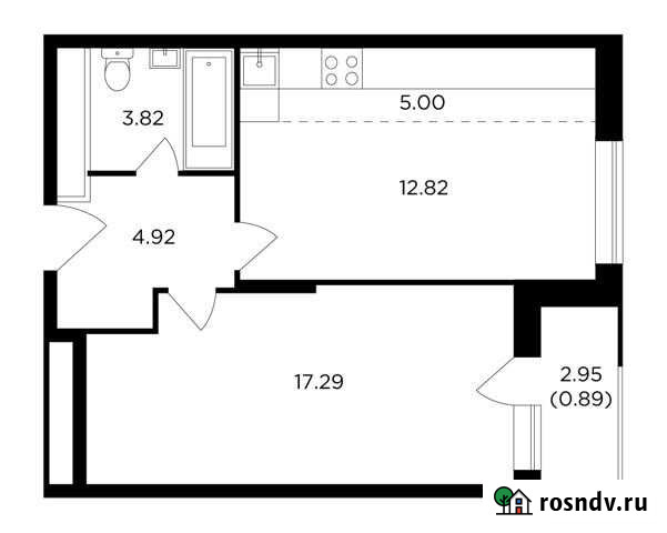 2-комнатная квартира, 44.7 м², 14/25 эт. на продажу в Одинцово Одинцово - изображение 1