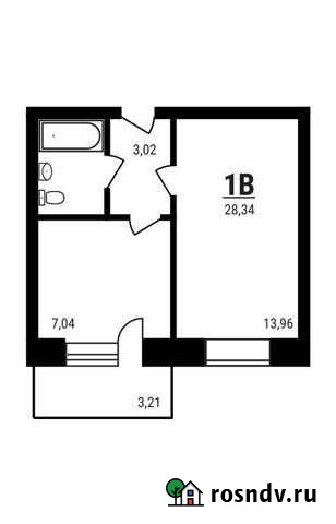 1-комнатная квартира, 28.3 м², 2/5 эт. на продажу в Тучково Тучково - изображение 1