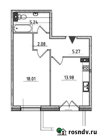 1-комнатная квартира, 46.2 м², 4/9 эт. на продажу в Санкт-Петербурге Санкт-Петербург - изображение 1