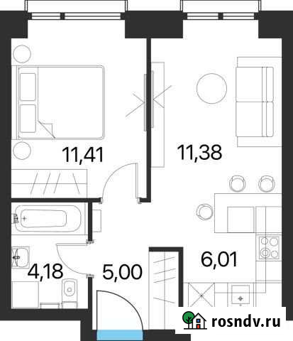 2-комнатная квартира, 38 м², 4/15 эт. на продажу в Москве Москва - изображение 1
