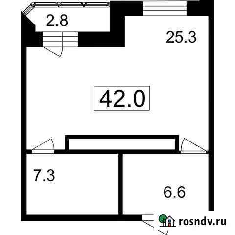 1-комнатная квартира, 39.2 м², 6/7 эт. на продажу в Мытищах Мытищи