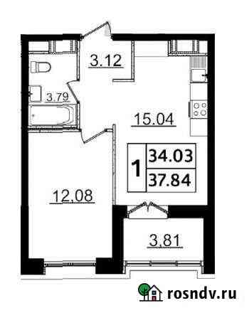 1-комнатная квартира, 37.8 м², 22/25 эт. на продажу в Санкт-Петербурге Санкт-Петербург