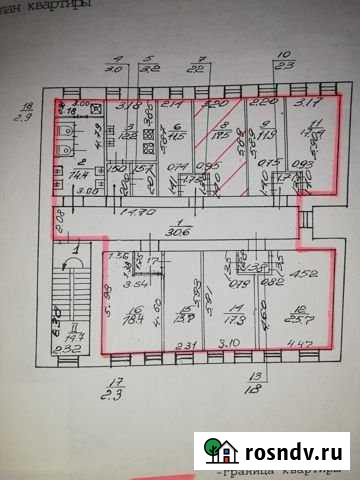 Комната 17.5 м² в 8-ком. кв., 2/5 эт. на продажу в Санкт-Петербурге Санкт-Петербург - изображение 1