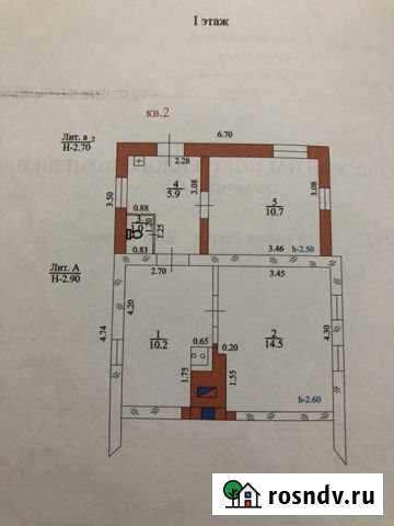 Дом 43 м² на участке 5 сот. на продажу в Брюховецкой Брюховецкая - изображение 1