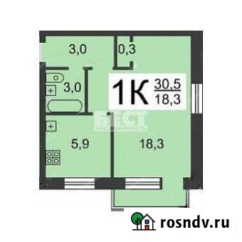 1-комнатная квартира, 33 м², 4/5 эт. на продажу в Зеленограде Зеленоград - изображение 1