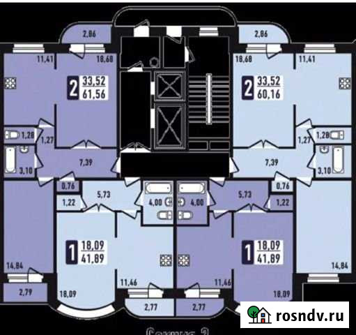 2-комнатная квартира, 62 м², 14/14 эт. на продажу в Кокошкино Кокошкино - изображение 1