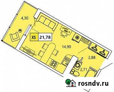 Квартира-студия, 21.6 м², 9/11 эт. на продажу в Санкт-Петербурге Санкт-Петербург - изображение 1