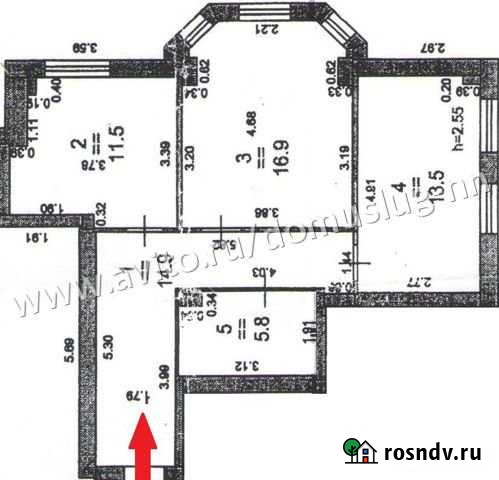 2-комнатная квартира, 63 м², 1/17 эт. на продажу в Нижнем Новгороде Нижний Новгород - изображение 1