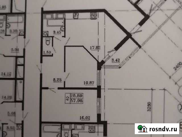 2-комнатная квартира, 58 м², 11/24 эт. на продажу в Санкт-Петербурге Санкт-Петербург - изображение 1