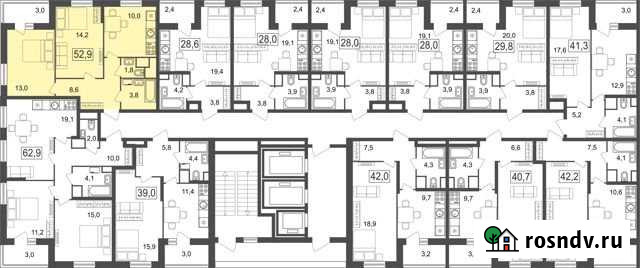 2-комнатная квартира, 52.9 м², 5/25 эт. на продажу в Москве Москва - изображение 1