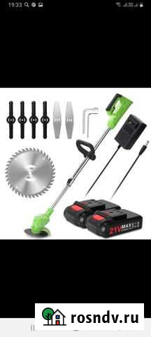 Косилка на аккумуляторе новая Петропавловск-Камчатский - изображение 1