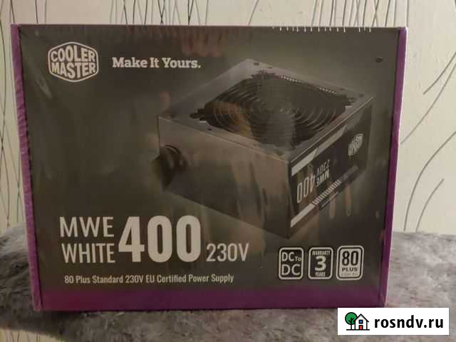 Блок питания Cooler Master MWE 400 white - V2 (MPE Барнаул - изображение 1
