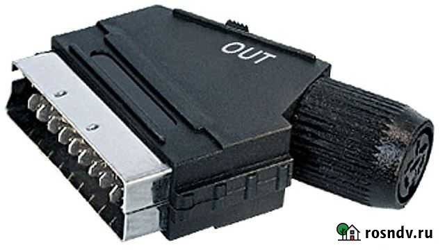 Переходник 6 pin (DIN 45322) мама - scart (папа) Железногорск - изображение 1