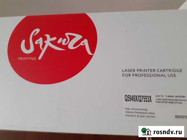 Картридж sakura q5949x/q7553x Курск - изображение 1