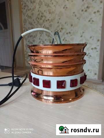 Винтажный светильник гдр Щекино - изображение 1