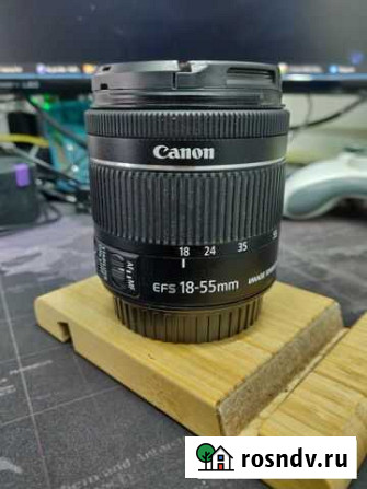 Canon EF-S 18-55mm f/4-5.6 IS STM Мурино - изображение 1