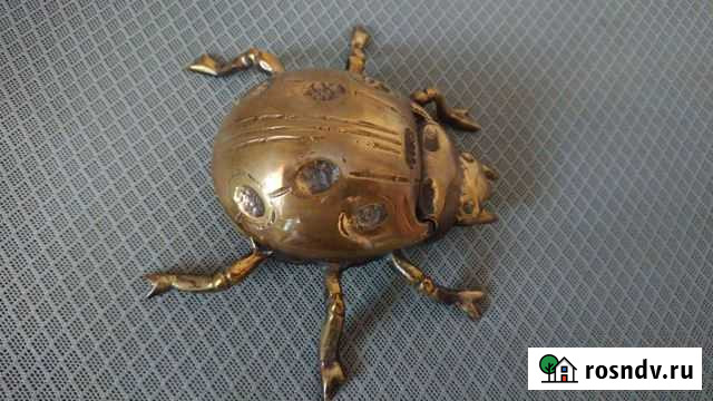 Антикварный жук из бронзы Кемерово - изображение 1