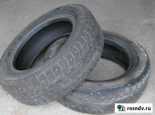 Шины шипованные R15 2 штуки gislaved 185/65 б/У Шумерля - изображение 1