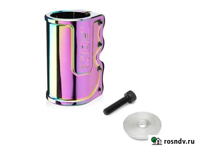 Хомут Fox F01 SCS 34.9mm, 4 bolt rainbow Вологда - изображение 1