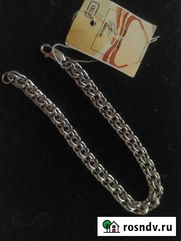 Серебряный браслет мужской Рыбинск - изображение 1