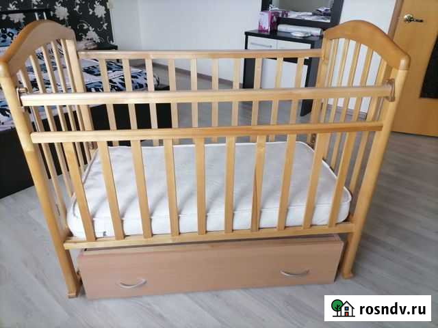 Кровать детская с маятником Старый Оскол - изображение 1