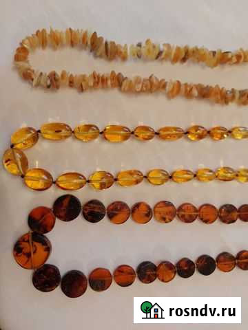 Бусы из натурального янтаря Череповец - изображение 1