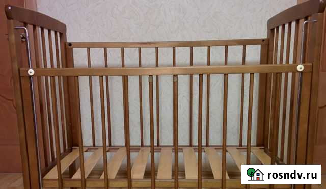 Кроватка детская «Лиза» (качалка), на полозьях Саратов - изображение 1