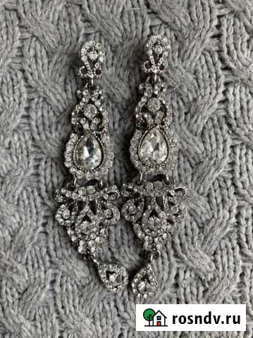 Серьги свадебные бижутерия Елизово - изображение 1