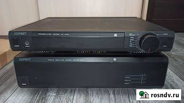 Усилитель Корвет уп-078с + 200ум-088с Магнитогорск - изображение 1