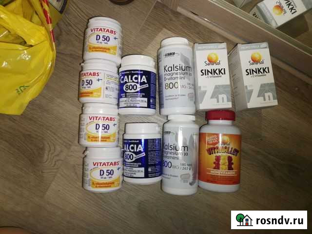 Рыбки 72 шт, кальций, витамин д Петрозаводск - изображение 1