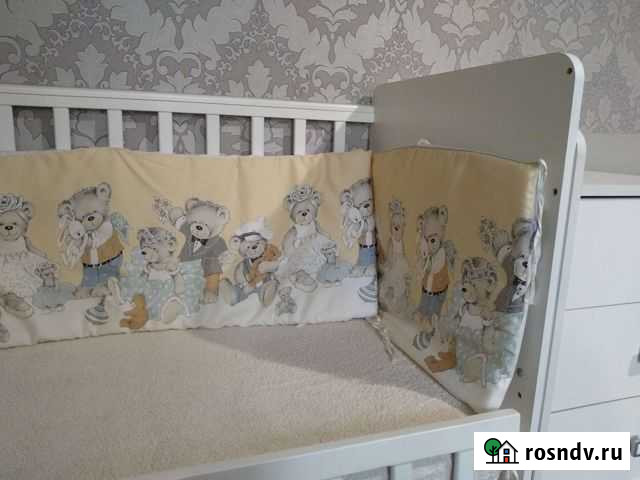 Бортики в кроватку на 4 стороны Симферополь - изображение 1