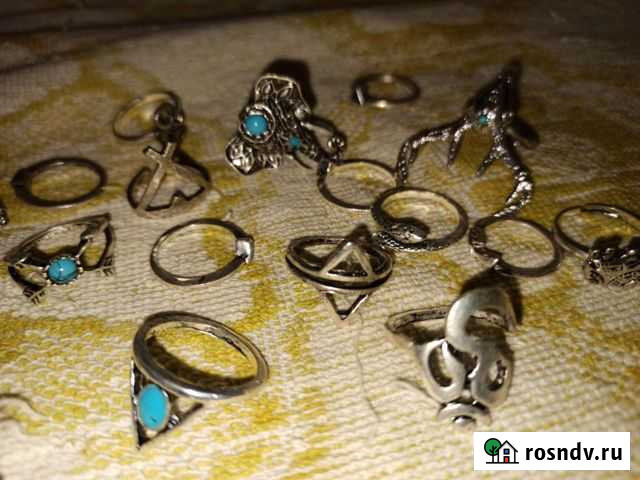 Бижутерия набор комплект кольца кулон слон Севастополь - изображение 1