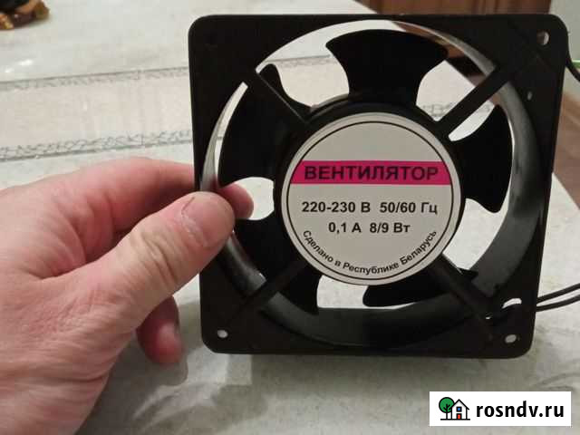 Вентилятор 220-230 В, 50/60 Гц 0,1А 8/9Вт Саратов - изображение 1
