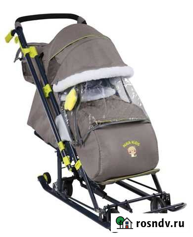 Санки-коляска Ника детям 7-7/4 (новые) Иркутск - изображение 1