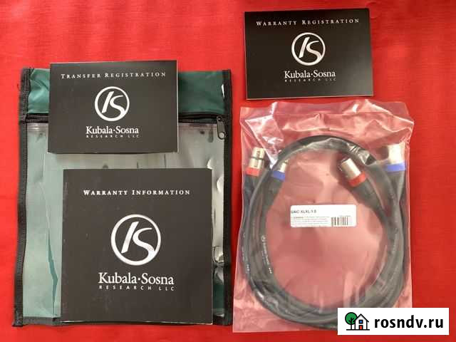 Кабель Балансный kubala sosna Imagination XLR 1.0 Магнитогорск - изображение 1