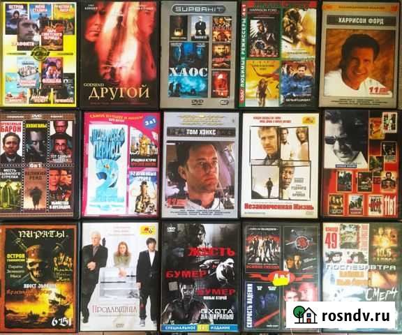 Диски с фильмами DVD (цена за 30 шт.) Калуга - изображение 1