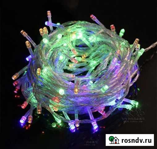Гирлянда светодиодная 10 метров Ульяновск - изображение 1