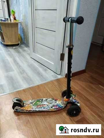 Самокат детский трехколесный бу Краснодар - изображение 1