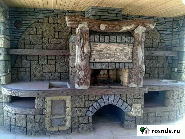 Декоративный камень водопады скалы барбекю Каменномостский - изображение 1