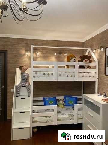 Детская кроватка-домик с комодом Долгопрудный - изображение 1