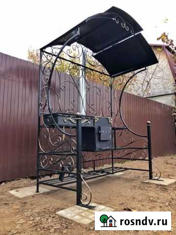 Кованые мангалы с крышей Королев - изображение 1