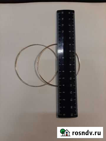 Золотые серьги 585 пробы новые Брянск - изображение 1