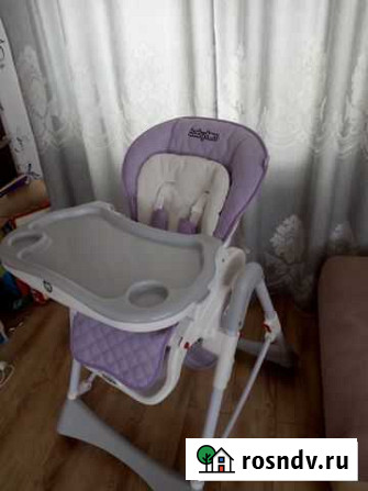 Стульчик шезлонг для кормления babyton как новый Томск - изображение 1
