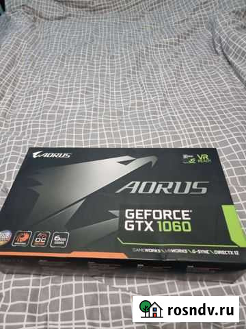 Видеокарта gtx 1060 6gb aorus Лыткарино - изображение 1