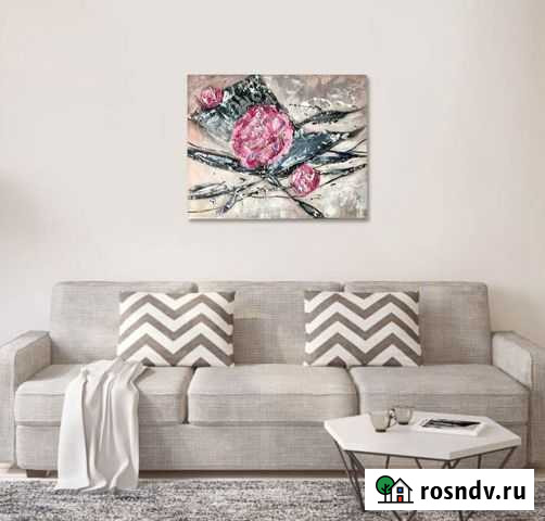 Живопись на холсте «Пионы» 40х50см Балашиха - изображение 1