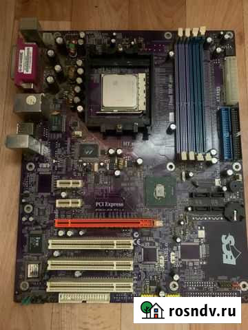 Продам материнку с процессором на запчасти Балаково - изображение 1