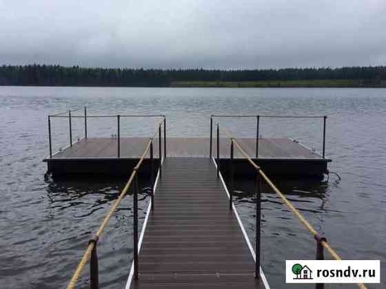 Понтон; Пирс; Причал; баня, дом (хаусбот) на воде Петрозаводск