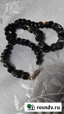 Бусы из обсидиана Киров - изображение 1