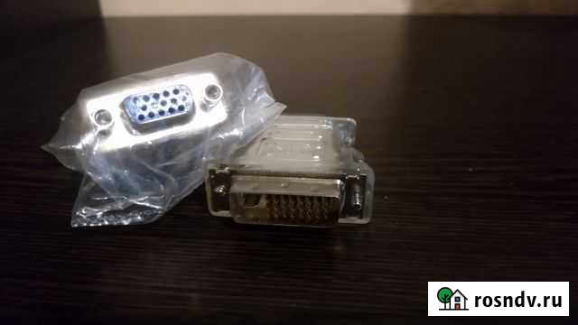 Переходник VGA (мама) - DVI (папа) Апатиты - изображение 1